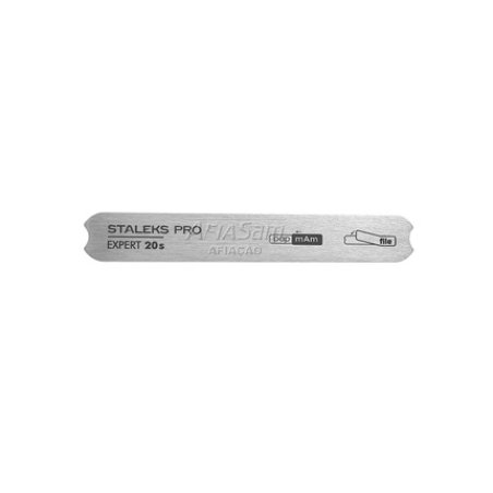 Nail File Metal Straight Base Expert 20s 130mm