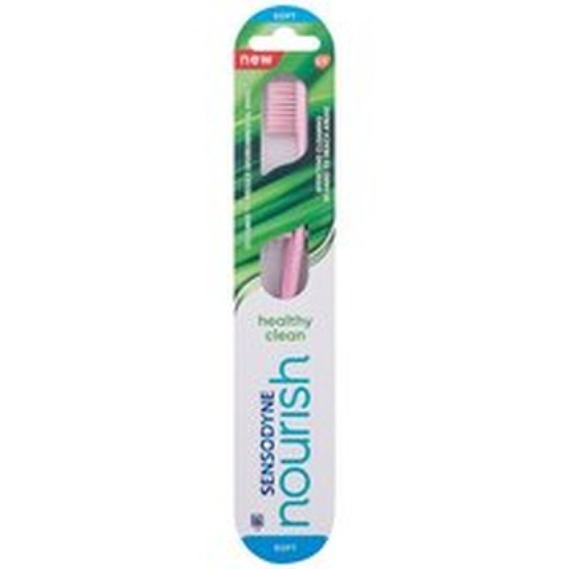 Sensodyne Nourish Healthy Clean Soft Toothbrush - Mekky Zubni Kartacek