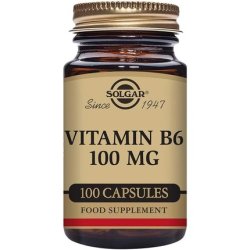 Solgar Vitamin B6 Vegetable Capsules 100mg 100 Count