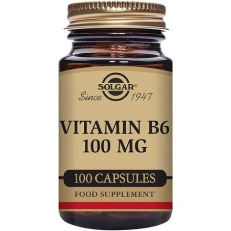 Solgar Vitamin B6 Vegetable Capsules 100mg 100 Count
