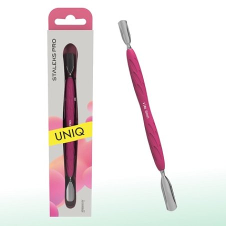 Staleks Uniq PQ-10/1 Round Manicure Instrument with Silicone Handle