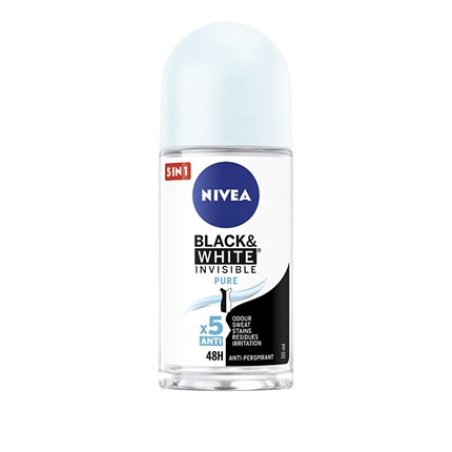 Nivea Invisible For Black & White Pure Antiperspirant 50 Ml