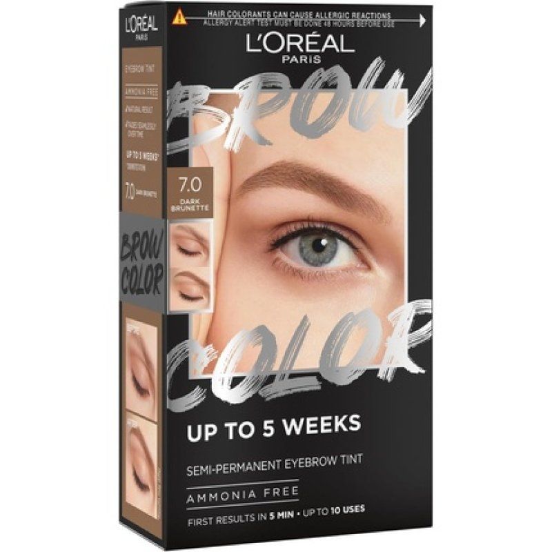 L'Oréal Paris Semi-Permanent Eyebrow Tint Lasts up to 5 Weeks Visible Results in 5 Minutes Ammonia Free Brow Colour