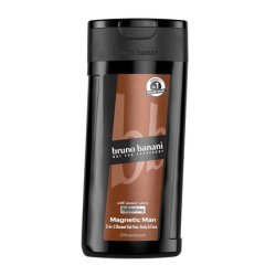 Bruno Banani Magnetic Man Shower Gel 3-in-1 with Captivating Woody Amber Note 250ml