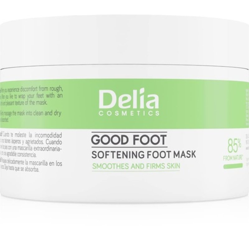 Delia Cosmetics Good Foot Softening Foot Mask Moisturizes Smooths and Firms Dry and Rough Skin 90ml