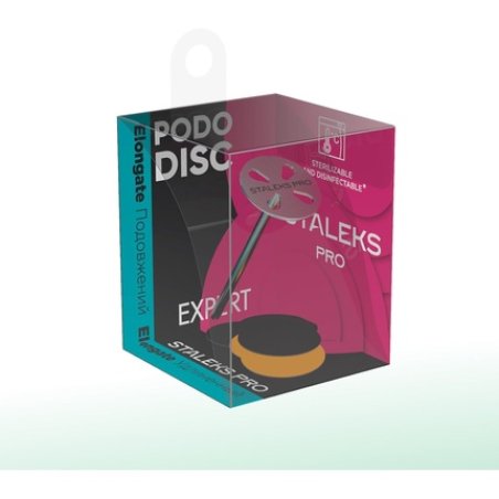 STALEKS Extended PODODISC Expert and Set of Disposable File 180 Grit 5 Pieces