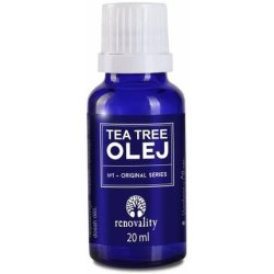 Tea Tree 20ml with Dropper Renovality Made in Czech Republic