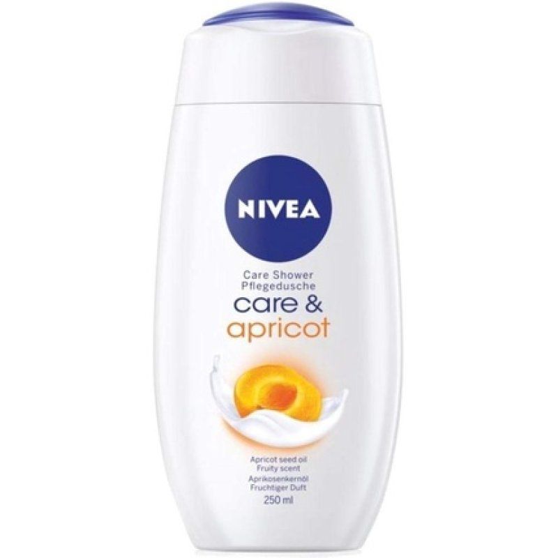 Nivea Care & Apricot 250ml - Shower Cream for Women