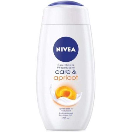 Nivea Care & Apricot 250ml - Shower Cream for Women