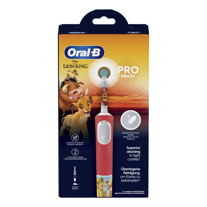 ORAL B Pro Kids Electric Toothbrush Disney Lion King