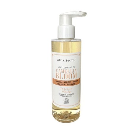Camellia Bloom Face Cleansing Oil with Vegan Collagen, Redupore, and Green Tea Extracts 200ml