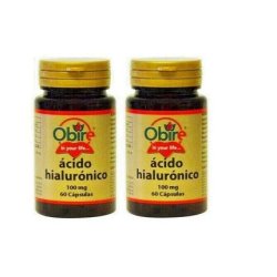 Obire Hyaluronic Acid 100mg 60 Capsules - Pack of 2