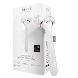 GESKE SmartAppGuided Sonic Facial Roller 4 in 1 for Face