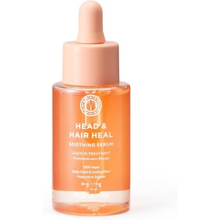 Maria Nila Head & Hair Heal Soothing Serum 50ml for Dry/Itchy Scalp with Hyaluronic Acid Aloe Vera & Peppermint
