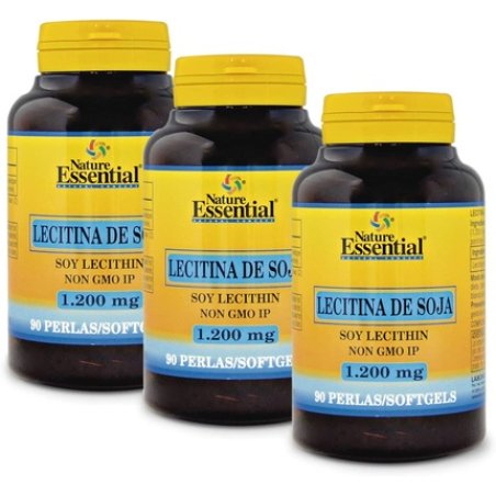 Soya Lecithin 1200mg 90 Pearls - Pack of 3