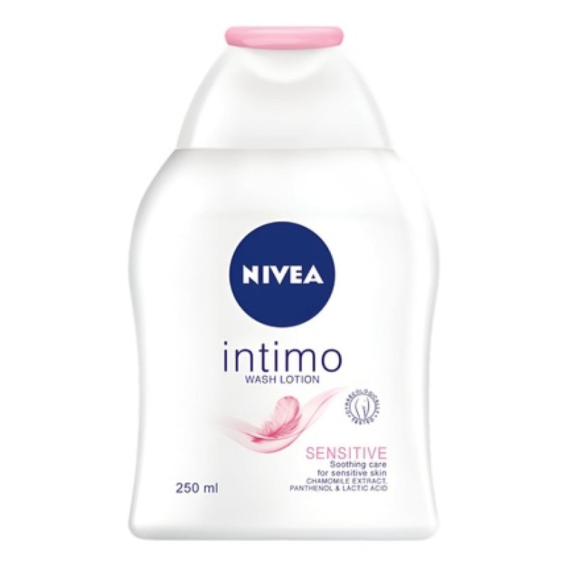 NIVEA Intimo Liquid Soap Sensitive Skin in Intimate Areas Gentle Formula with Lactic Acid Chamomile Extract and