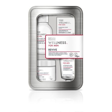 Baylis & Harding Body Care Gift Set In A Tin Can Grapefruit Ginger Lime 4 Pieces