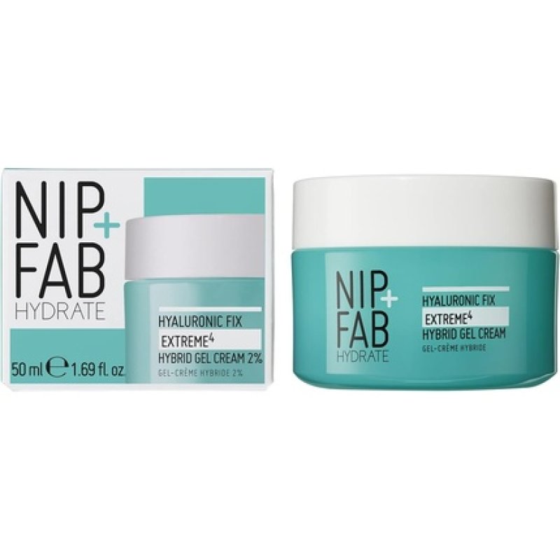 Nip Fab Hyaluronic Acid Gel Cream for Face Anti-Aging Hydrating Moisturizer 2% 50ml