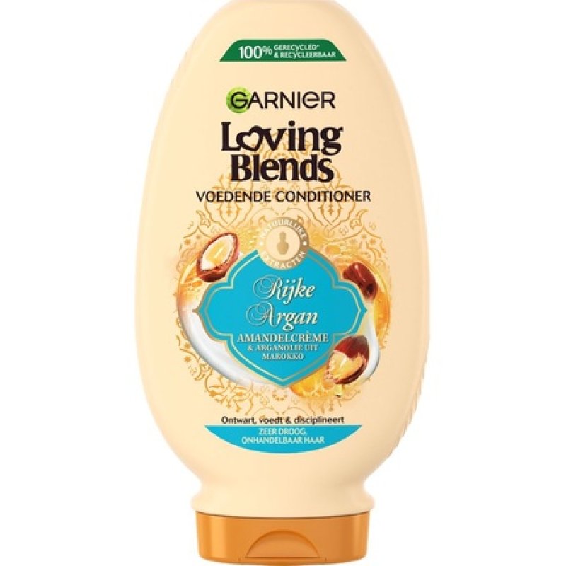 Garnier Loving Blends - Conditioner - Rich Argan - Very Dry, Unruly Hair - 250 Ml