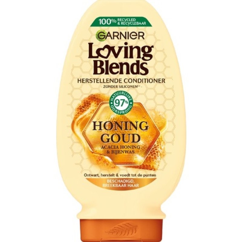 Garnier Loving Blends - Conditioner - Honey Gold - Damaged Or Fragile Hair - 250 Ml