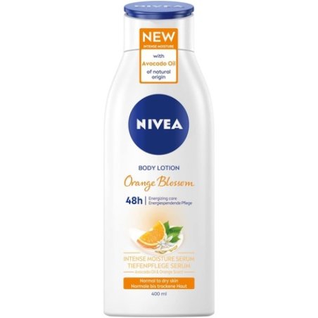 NIVEA Orange Blossom Body Lotion 400ml Moisturising Cream with Avocado Oil