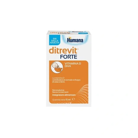 Humana Ditrevit Forte Dietary Supplement Of Vitamin D And Dha 15 Ml