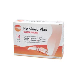 Alfasigma Flebinec Plus Light Legs Supplement For Microcirculation - 14 Sachets