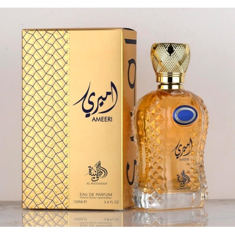AL WATANIAH Ameeri Luxury Perfume for Men Eau de Parfum 100ml - Elegant and Long-lasting Fragrance