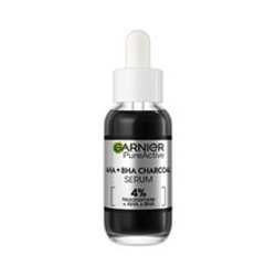 Garnier Pure Active AHA BHA Charcoal Serum 30ml - Facial Serum