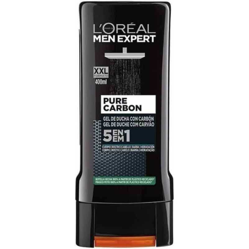 Men Expert Pure Carbon 5-in-1 Shower Gel 400ml