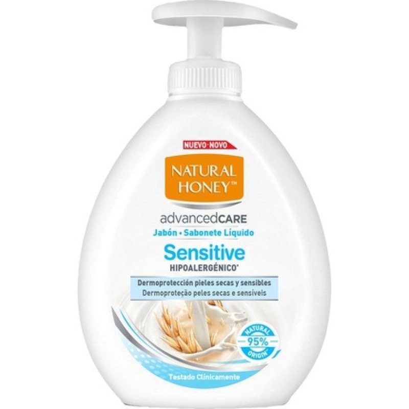 Natural Honey Advanced Care Liquid Hand Soap Sensitive - 300 Ml For Dry Skin
