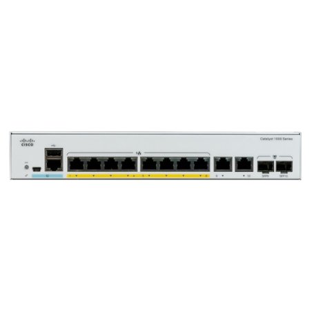 Cisco C1000-8P-2G-L Managed L2 Gigabit Ethernet (10/100/1000) Power over Ethernet (PoE) Grey