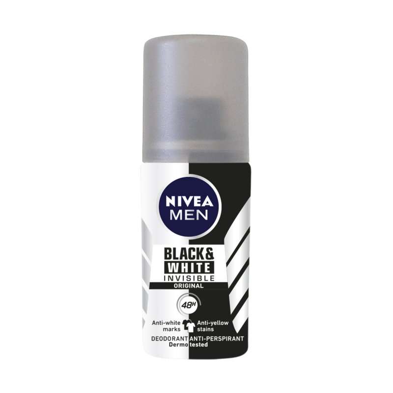 NIVEA Men Black & White Invisible Spray Mini Hommes Déodorant spray 35 ml 1 pièce(s)