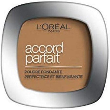 L'Oréal Paris - Accord Parfait Powder - 7D / W - Mattifying face powder with a Natural result - 9g