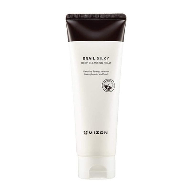 MIZON Snail Silky Deep Cleansing Foam with Baking Powder Particles 5.29oz