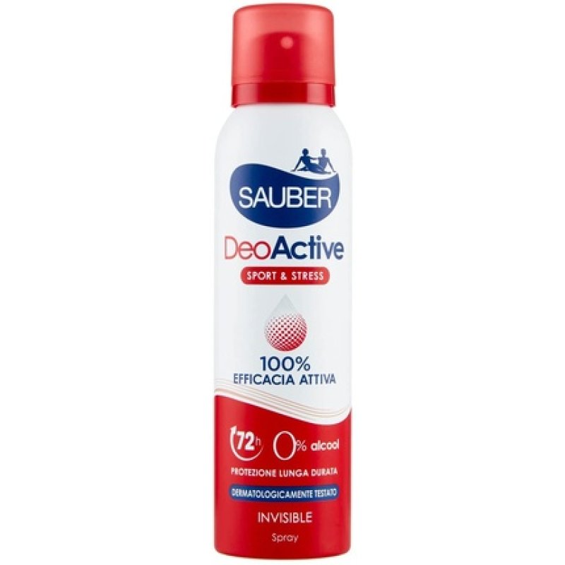 SAUBER Deodorant Spray Deoactive Long Lasting 150ml