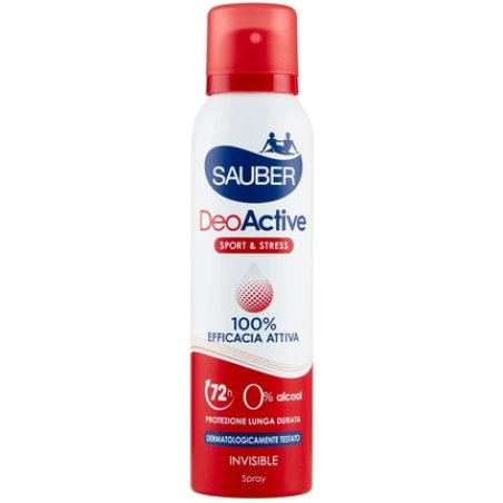 SAUBER Deodorant Spray Deoactive Long Lasting 150ml