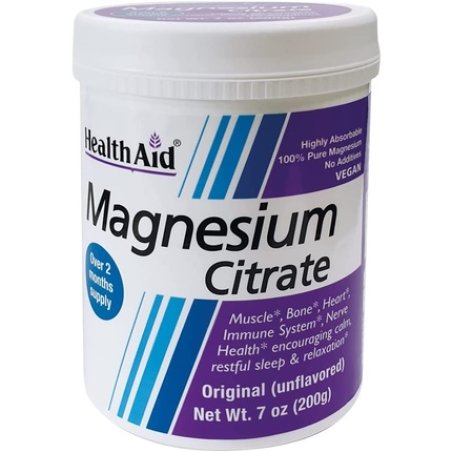 Magnesium Citrate Powder 200g - 80 Servings