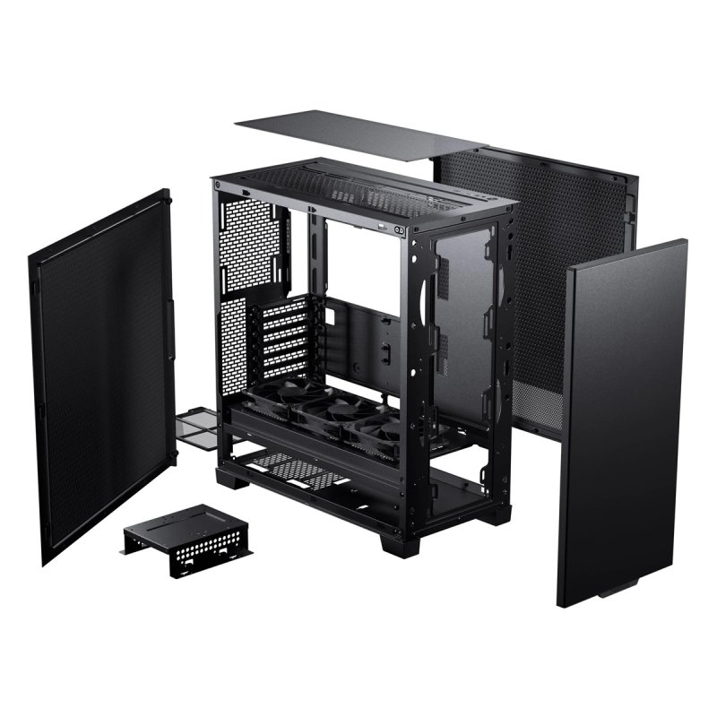 PHANTEKS XT Series Pro Ultra ATX Case, Closed Panel, 120mm PWM Fan x 3, Black