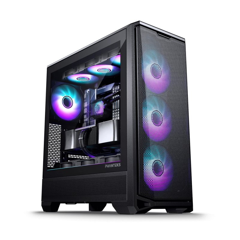 PHANTEKS Eclipse G400A Midi-Tower, Tempered Glass, D-RGB - schwarz