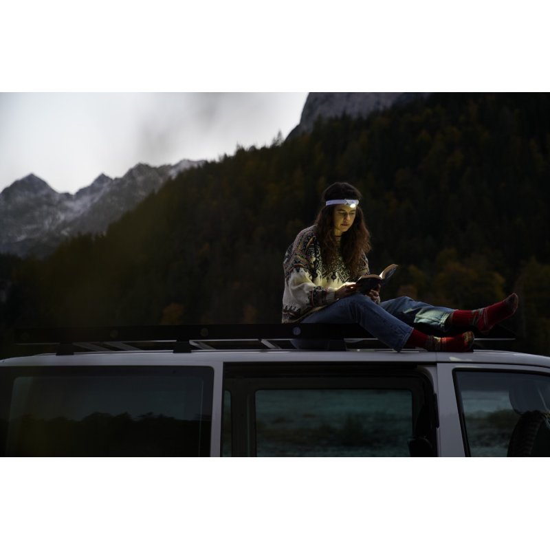 Ledlenser MH3 Green, White Headband flashlight LED