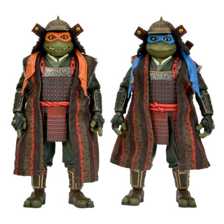 Les Tortues Ninja 3 2-Pack figurines Leonardo & Michelangelo 18 cm