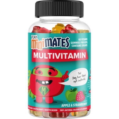 Team MiniMates - Multivitamin Apple & Strawberry 60 pcs