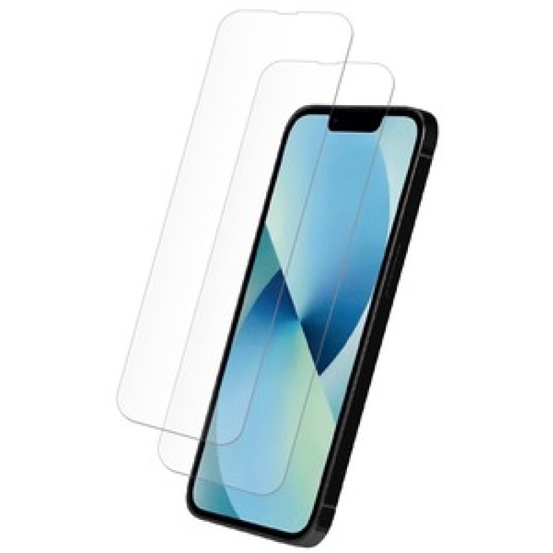 PACK 2 VERRES TREMPES IPHONE 16E/14/13 PRO/13
