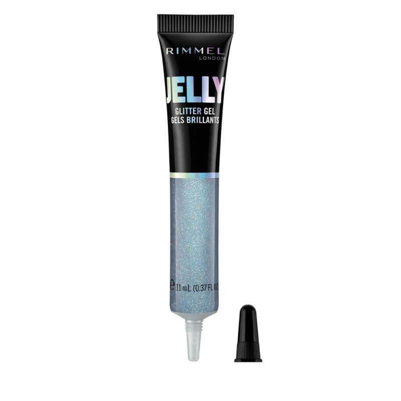 Rimmel Jelly Toppers Glitter Gel eye shadow 11 ml 200 Blue Lagoon Glitter, Shimmer