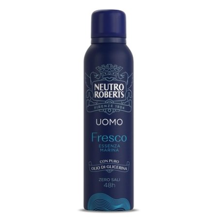 Neutro Roberts Men's Deodorant Spray with Odor Blocker Aluminum-Free Stain-Free with Pure Glycerin Oil Dermatologically