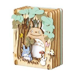 MON VOISIN TOTORO - Totoro - Théâtre de papier Style Bois