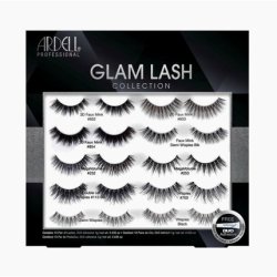 New Ardell Glam Lash Collection 10 Pair Pack of Lashes with Adhesive Duo Glue