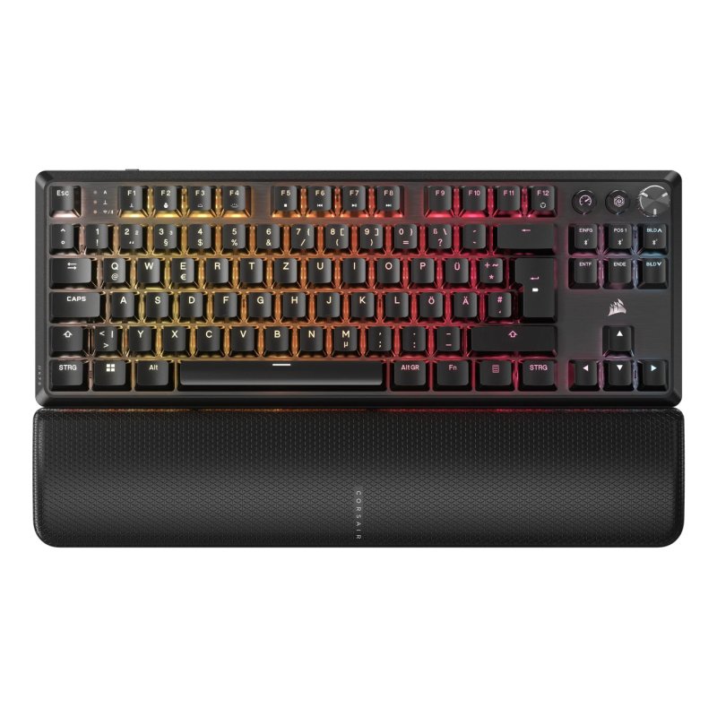 Corsair K70 CORE TKL keyboard Gaming USB RF Wireless Bluetooth QWERTZ German Black