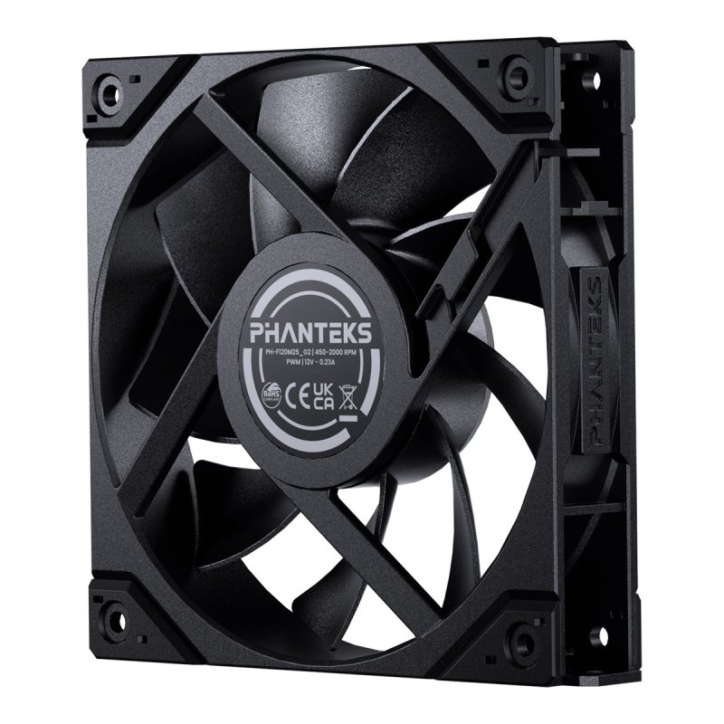 PHANTEKS M25 Gen2 PWM Lüfter, 3er-Pack - 120mm, schwarz